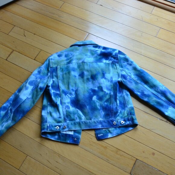 3.1 Phillip Lim Tie-Dye Denim Jacket Size 0 - Picture 5 of 13